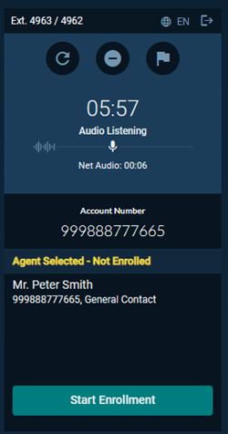 Enrolling a person