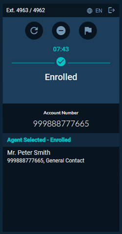 Enrolling a person